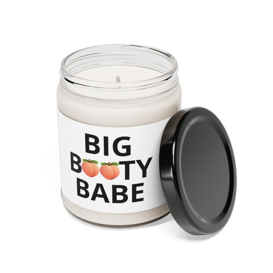 Big Booty Babe Peach Big Butt Scented Soy Candle, 9oz