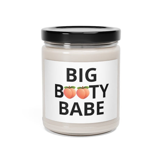 Big Booty Babe Peach Big Butt Scented Soy Candle, 9oz