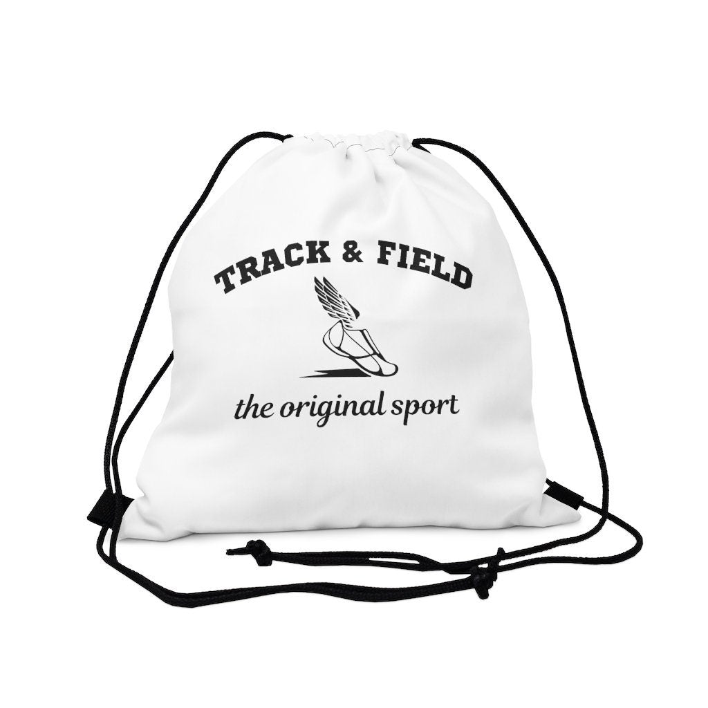 Track & Field The Original Sport Outdoor Drawstring Bag