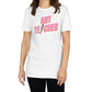 Art Teacher Lightning Bolt Pink Short-Sleeve Unisex T-Shirt