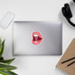 Don't Give Up Open Mouth Bubble-Free Stickers