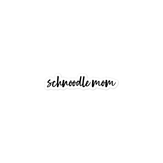 Schnoodle Mom Bubble-Free Stickers
