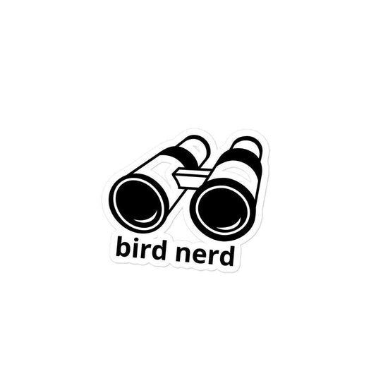 Bird Nerd Bubble-Free Stickers