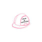 Women In Construction Pink Hardhat Bubble-Free Stickers