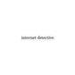 Internet Detective Bubble-Free Stickers