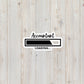 Accountant Loading, CPA Bubble-Free Stickers