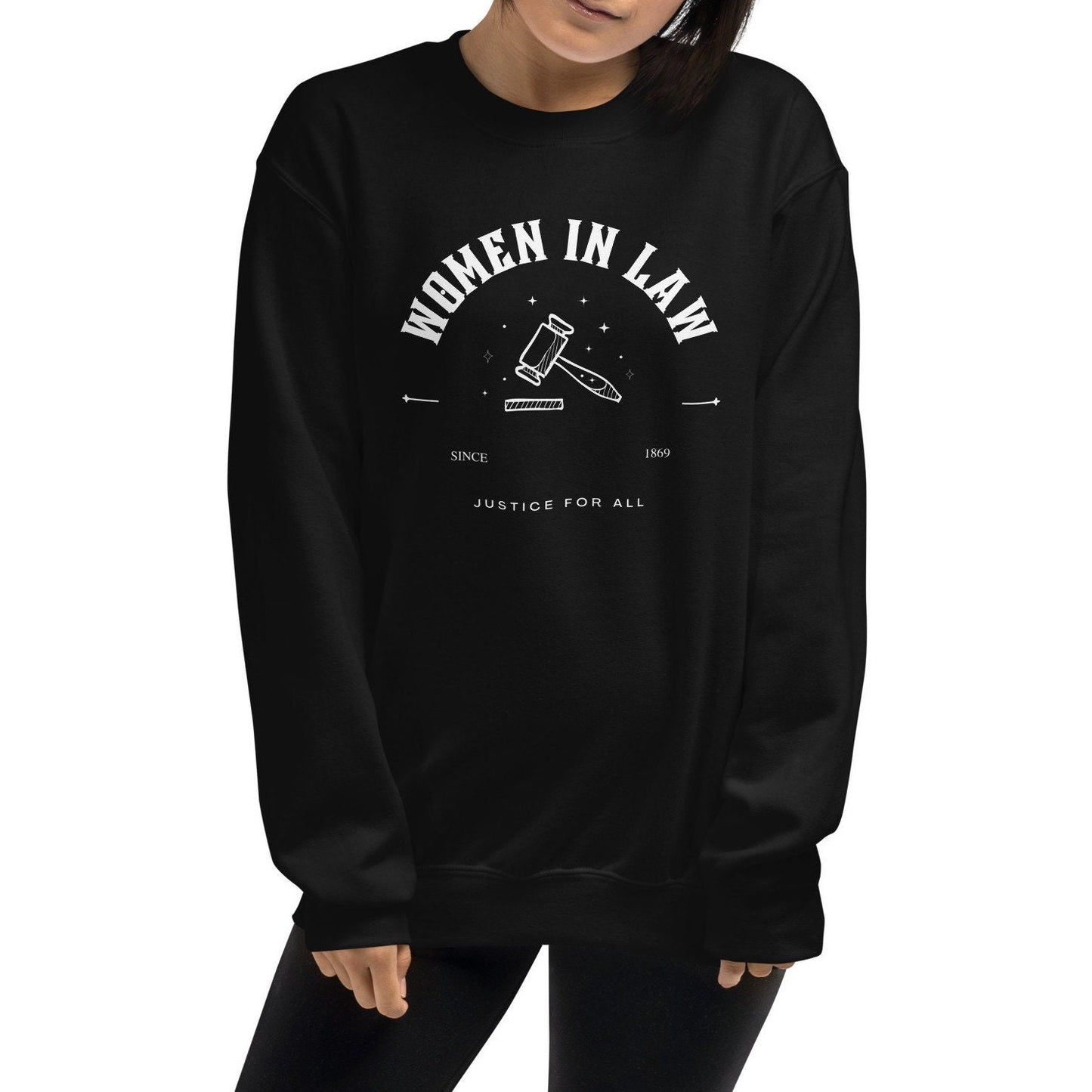 Women In Law Since 1869 Justice For All Mystical Unisex Crewneck Sweatshirt