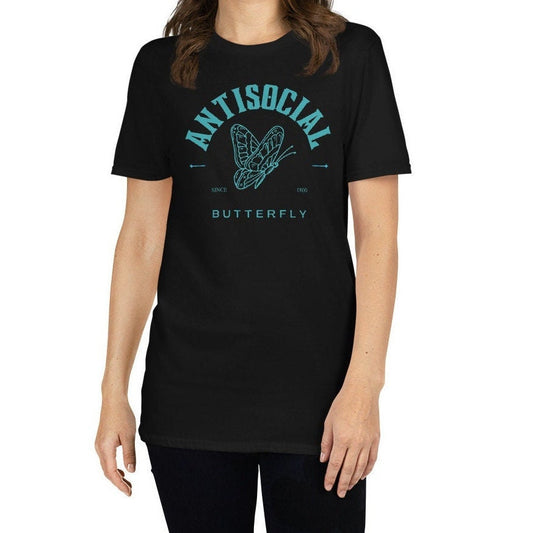 Antisocial Butterfly Short-Sleeve Unisex T-Shirt