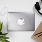 Let's Go Ghouls Ghost Bubble-Free Stickers