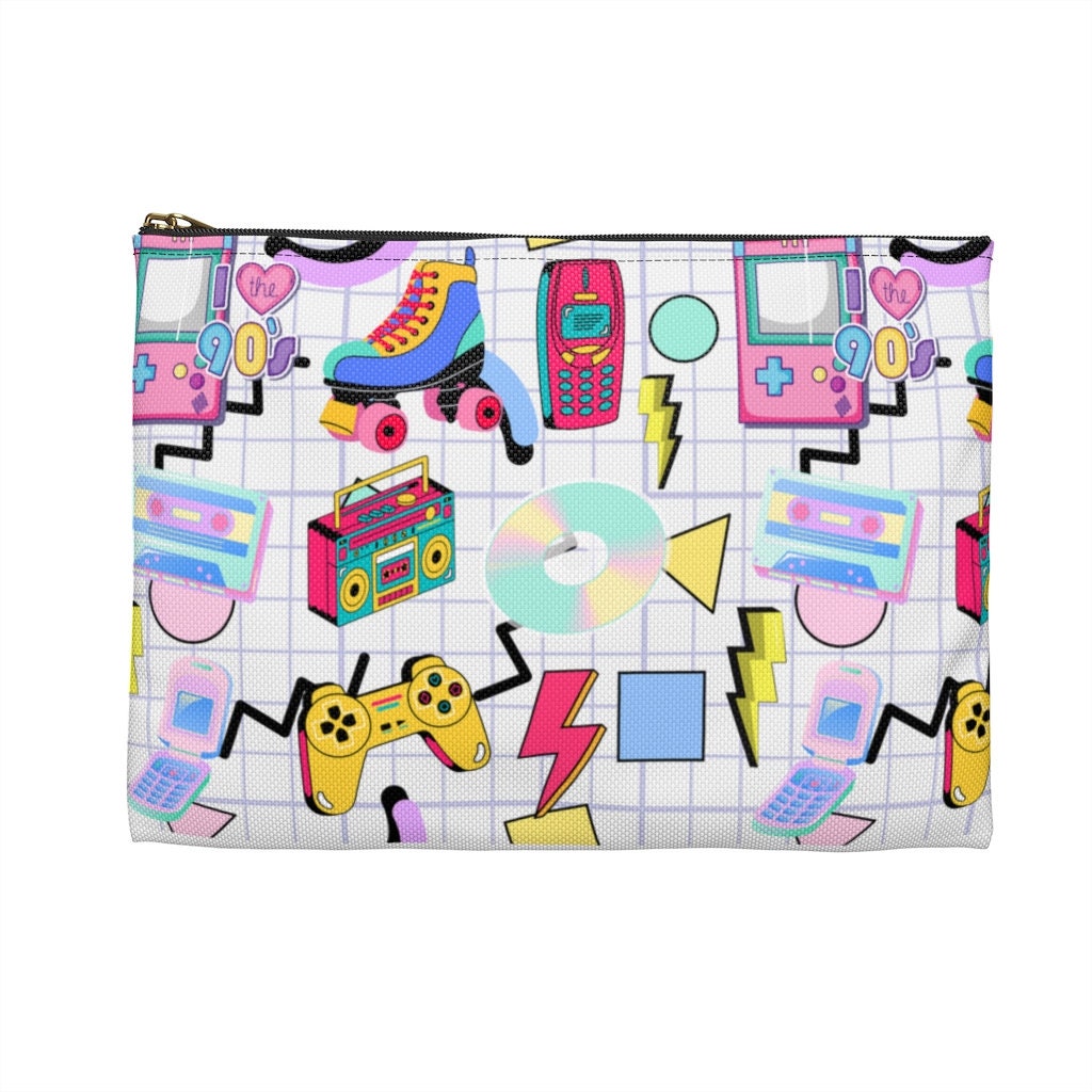 90s Themed Accessory Pouch