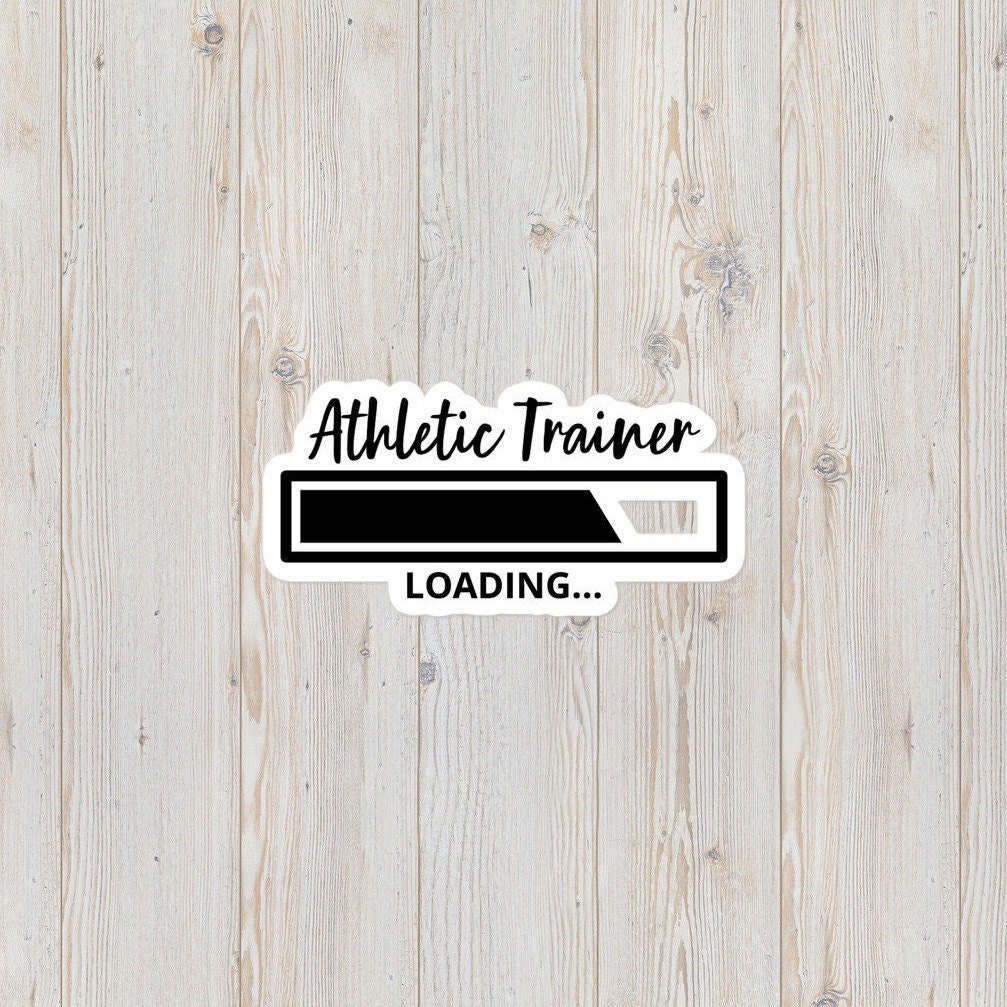 Athletic Trainer Loading Bubble-Free Stickers