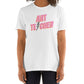 Art Teacher Lightning Bolt Pink Short-Sleeve Unisex T-Shirt