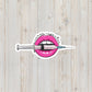Nurse Injector Syringe Lips Bubble-Free Stickers