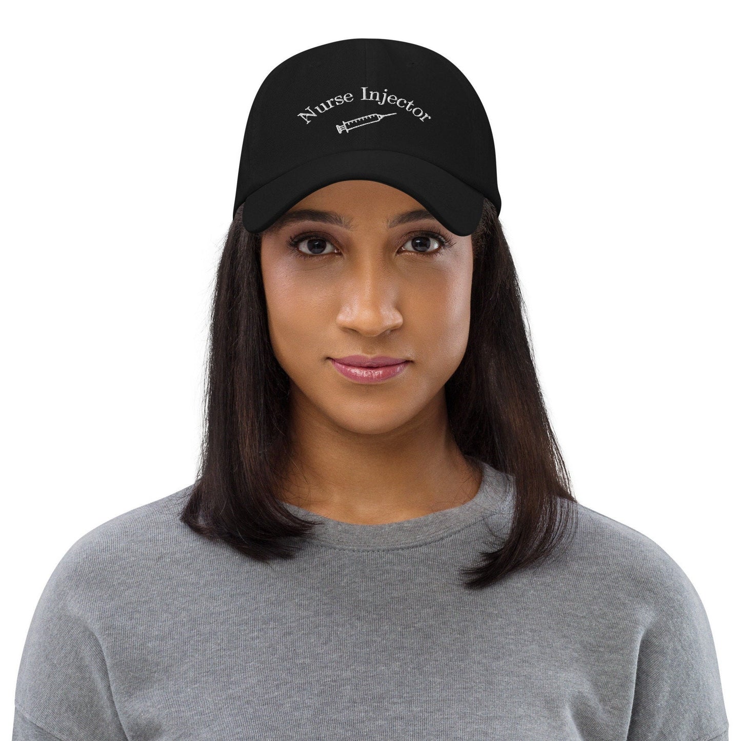 Nurse Injector Syringe Embroidered Dad Baseball Hat