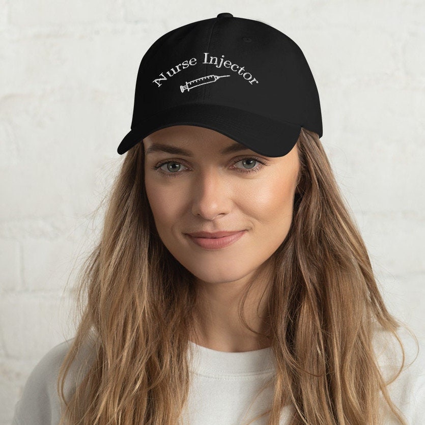 Nurse Injector Syringe Embroidered Dad Baseball Hat