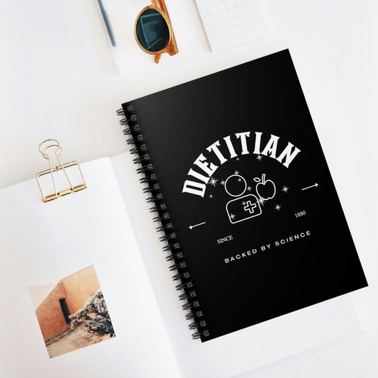 Dietitian Backed By Science Spiral Notebook - Ruled Line