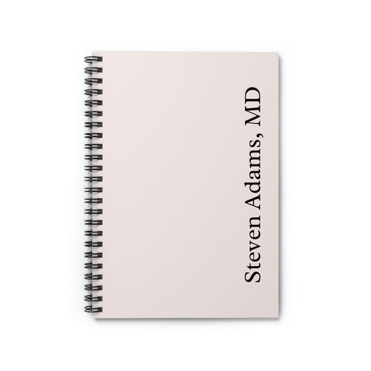 Personalized Custom Doctor, MD Spiral Notebook - Ruled Line