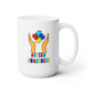 Autism Awareness, AWS, Ceramic Mug 15oz