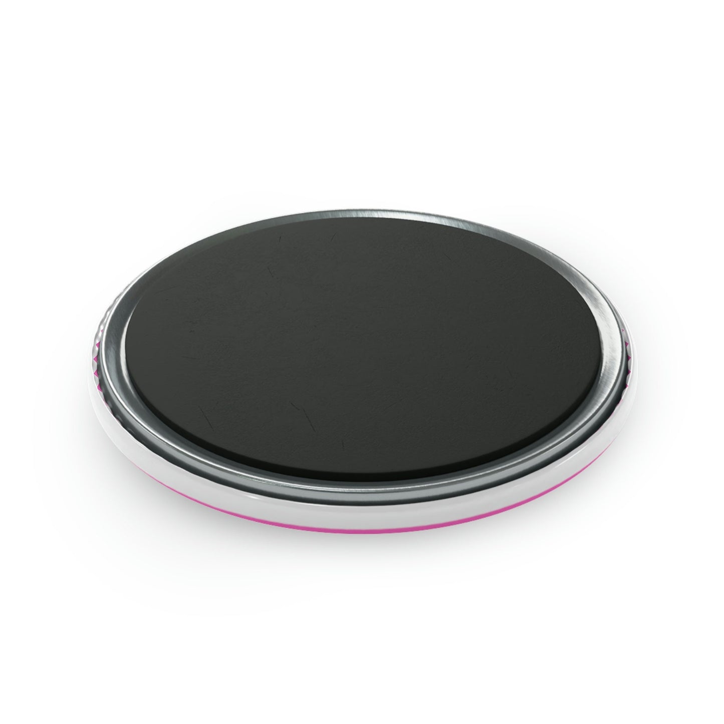 Sunscreen Saves Lives Pink Smiley Face Button Magnet, Round (1 & 10 pcs)