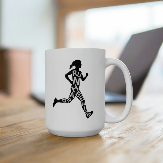 Run Hard, Be Nice Ceramic Mug 15oz