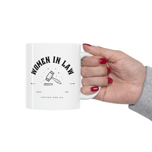 Women In Law, Female Lawyer Ceramic Mug 11oz