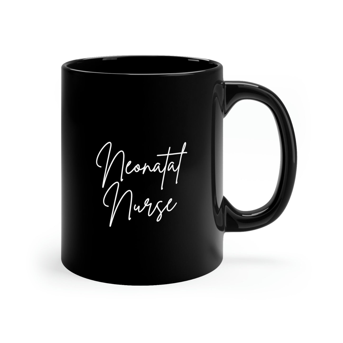Neonatal Nurse, NICU, Infant, Newborn 11oz Black Mug
