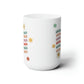 Aesthetic Nurse, Groovy, Colorful Ceramic Mug 15oz