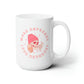 More Espressy, Less Depressy, Cute, Pink Skeleton Coffee Ceramic Mug 15oz
