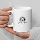 Good Vibes Dainty Rainbow Mug