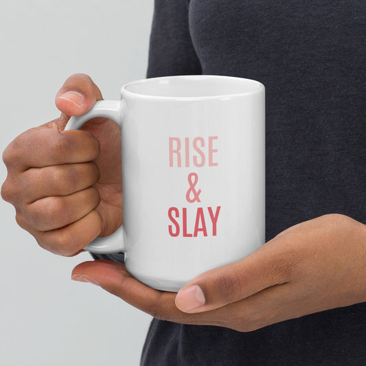 Rise & Slay Pink Ombre Mug