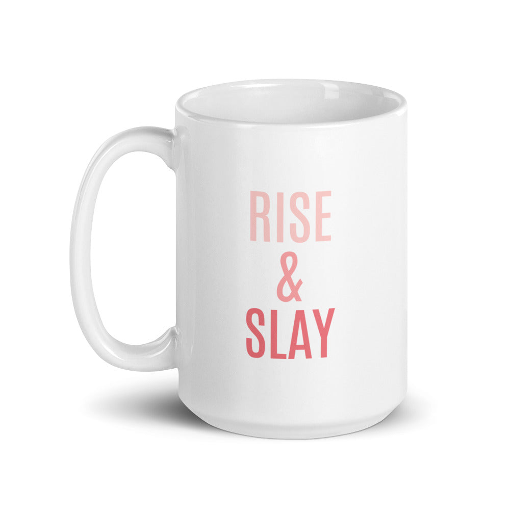 Rise & Slay Pink Ombre Mug