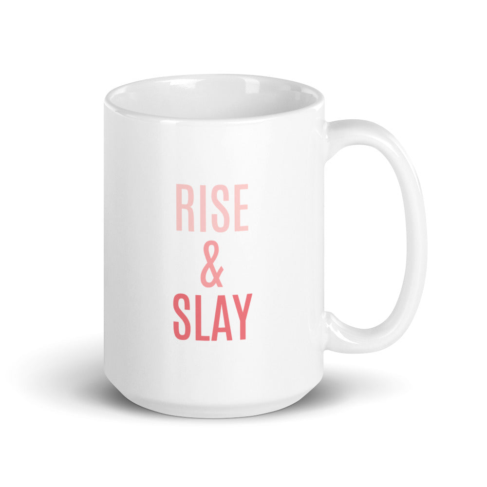 Rise & Slay Pink Ombre Mug